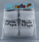 Preview: Erstlings-Söckchen „I love Mama & Papa“ in Geschenkbox